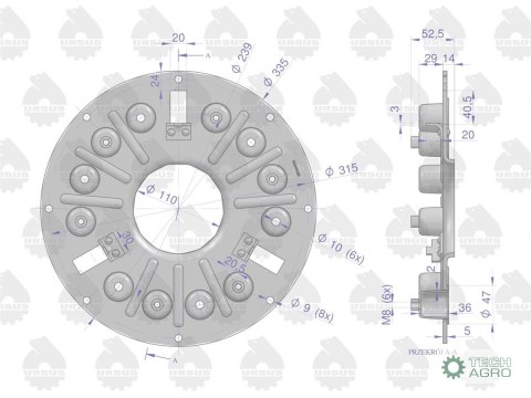 Osłona sprzęgła C-328/330 ORYGINAŁ URSUS Osłona sprzęgła C-328/330 ORYGINAŁ URSUS