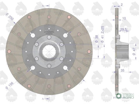 TARCZA SPRZ. II ST.MF PREMIUM ORYGINAŁ URSUS TARCZA SPRZ. II ST.MF PREMIUM ORYGINAŁ URSUS
