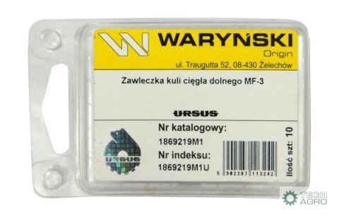 Zawleczka kuli cięgła dolnego sprzedawane po 10 MF-3 ORYGINAŁ URSUS Zawleczka kuli cięgła dolnego sprzedawane po 10 MF-3 ORYGINAŁ URSUS