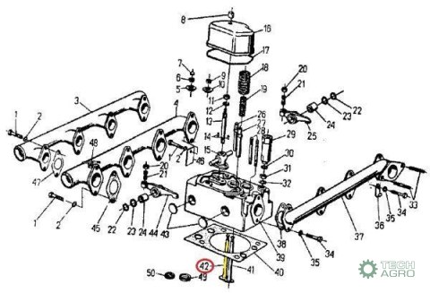 Zawór ssący C-360 ORYGINAŁ URSUS ( sprzedawane po 4 ) Zawór ssący C-360 ORYGINAŁ URSUS ( sprzedawane po 4 )