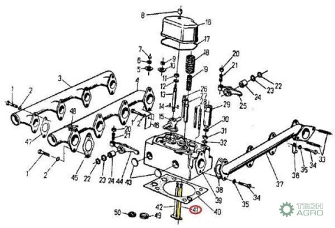 Zawór wydechowy C-360 ORYGINAŁ URSUS ( sprzedawane po 4 ) Zawór wydechowy C-360 ORYGINAŁ URSUS ( sprzedawane po 4 )
