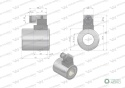 Cewka dzielnika elektrozaworu W-E12DVS6/2-80L. W-E12DVS3/2-80L 24V DC 48W Waryński