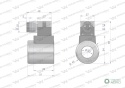 Cewka dzielnika elektrozaworu W-E38DVS6/2. W-E12DVS6/2 24V DC 30W Waryński