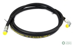 Przewód hydrauliczny 275 bar gwint M22x1.5 prosta/90 stopni L-3500mm DN12-2SN (AK-13-3500/ P11P12) 27.5MPa Waryński