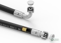 Przewód hydrauliczny gładki z uszczelnieniem - gwint M18x1.5 prosta/90 stopni (kolanko) L-2000mm DN10-1SN (AK-10-2000/ P11P12) 1