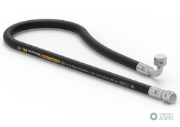 Przewód hydrauliczny gładki z uszczelnieniem - gwint M18x1.5 prosta/90 stopni (kolanko) L-500mm DN10-1SN (AK-10-500/ P11P12) 18.