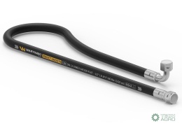 Przewód hydrauliczny gładki z uszczelnieniem - gwint M22x1.5 prosta/90 stopni (kolanko) L-2000mm DN12-1SN (AK-13-2000/ P11P12) 1