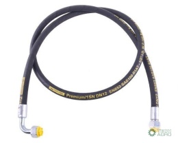 Przewód hydrauliczny gwint M22x1.5 prosta/90 stopni (kolanko) L-2000mm DN12-1SN (AK-13-2000/ P11P12) 16.0MPa Waryński