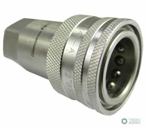Szybkozłącze hydrauliczne gniazdo G1/2"BSP gwint wewnętrzny ISO 7241-A Waryński Szybkozłącze hydrauliczne gniazdo G1/2"BSP gwint wewnętrzny ISO 7241-A Waryński