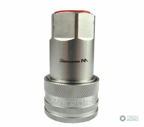 Szybkozłącze hydrauliczne gniazdo G1/2"BSP gwint wewnętrzny ISO 7241-A Waryński Szybkozłącze hydrauliczne gniazdo G1/2"BSP gwint wewnętrzny ISO 7241-A Waryński