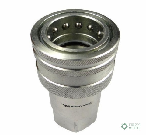 Szybkozłącze hydrauliczne gniazdo G3/4"BSP gwint wewnętrzny ISO 7241-A Waryński Szybkozłącze hydrauliczne gniazdo G3/4"BSP gwint wewnętrzny ISO 7241-A Waryński