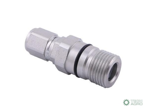 Szybkozłącze hydrauliczne skręcane gniazdo G1/4"BSP gwint wewnętrzny 350bar Waryński Szybkozłącze hydrauliczne skręcane gniazdo G1/4"BSP gwint wewnętrzny 350bar Waryński