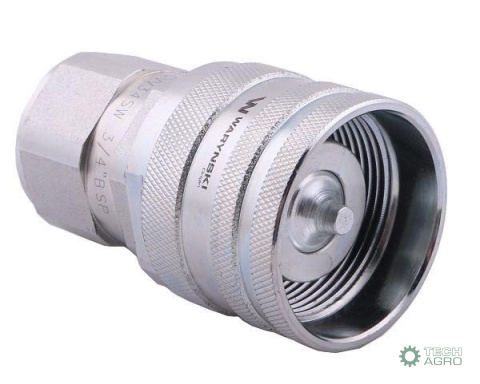 Szybkozłącze hydrauliczne skręcane wtyczka G3/4"BSP gwint wewnętrzny 250bar Waryński Szybkozłącze hydrauliczne skręcane wtyczka G3/4"BSP gwint wewnętrzny 250bar Waryński
