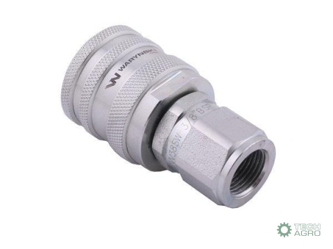 Szybkozłącze hydrauliczne skręcane wtyczka G3/8"BSP gwint wewnętrzny 300bar Waryński Szybkozłącze hydrauliczne skręcane wtyczka G3/8"BSP gwint wewnętrzny 300bar Waryński