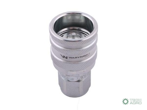 Szybkozłącze hydrauliczne skręcane wtyczka G3/8"BSP gwint wewnętrzny 300bar Waryński Szybkozłącze hydrauliczne skręcane wtyczka G3/8"BSP gwint wewnętrzny 300bar Waryński