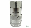 Szybkozłącze hydrauliczne suchoodcinające gniazdo G1/2"BSP gwint wewnętrzny ISO16028 Waryński