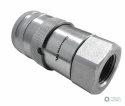 Szybkozłącze hydrauliczne suchoodcinające gniazdo G3/4"BSP gwint wewnętrzny ISO16028 Waryński