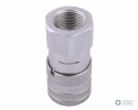 Szybkozłącze hydrauliczne suchoodcinające (rozmiar 1/2) gniazdo G3/4"BSP gwint wewnętrzny ISO16028 Waryński