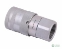 Szybkozłącze hydrauliczne suchoodcinające (rozmiar 3/4) gniazdo G1"BSP gwint wewnętrzny ISO16028 Waryński