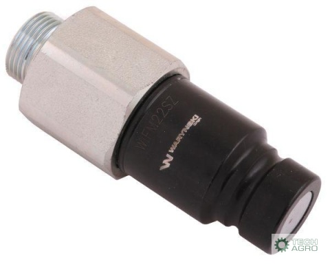 Szybkozłącze hydrauliczne suchoodcinające wtyczka M22x1.5 15L gwint zewnętrzny ISO16028 Waryński Szybkozłącze hydrauliczne suchoodcinające wtyczka M22x1.5 15L gwint zewnętrzny ISO16028 Waryński