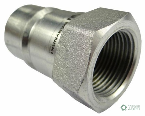 Szybkozłącze hydrauliczne wtyczka G3/4"BSP gwint wewnętrzny ISO 7241-A Waryński Szybkozłącze hydrauliczne wtyczka G3/4"BSP gwint wewnętrzny ISO 7241-A Waryński