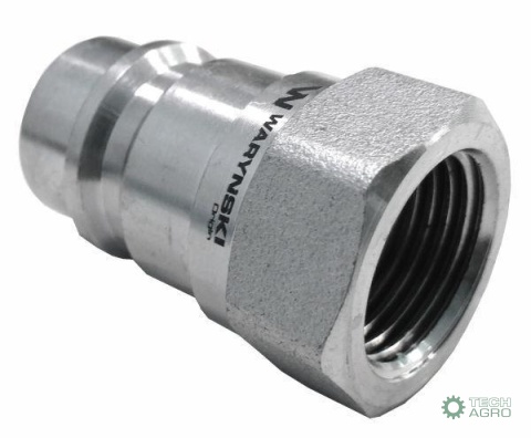 Szybkozłącze hydrauliczne wtyczka G3/8"BSP gwint wewnętrzny ISO 7241-A Waryński Szybkozłącze hydrauliczne wtyczka G3/8"BSP gwint wewnętrzny ISO 7241-A Waryński