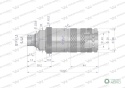 Szybkozłącze hydrauliczne zrywalne seria WIA3CV (3CFPV) 68 l/min gniazdo M18x1.5 gwint zewnętrzny EURO PUSH-PULL (ISO 7241-A) Wa