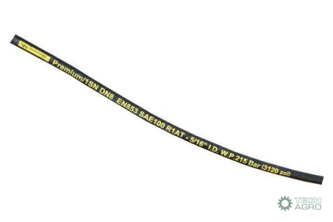 Wąż hydrauliczny do zakuwania DN08 1-oplotowy 215 Bar Waryński (sprzedawany po 25m)