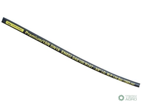 Wąż hydrauliczny do zakuwania DN16 1-oplotowy 130 Bar Waryński (sprzedawany po 25m)