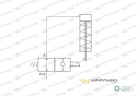 Zawór odcinająco-zwrotny (ogranicznik posuwu/skoku) 2/2 M18x1.5 12L z otworami mocującymi 350 bar Waryński