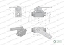 Zawór odcinająco-zwrotny (ogranicznik posuwu/skoku) 2/2 M22x1.5 15L z otworami mocującymi 350 bar Waryński