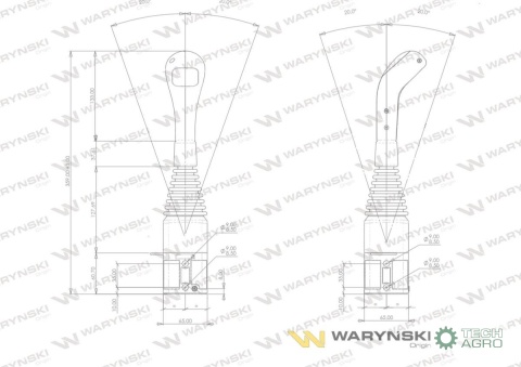 Joystick pod linki zakończone kulką bez przełącznika (bez przycisku. na kulkę. IP-6020. JOYSTIK6019) Waryński Joystick pod linki zakończone kulką bez przełącznika (bez przycisku. na kulkę. IP-6020. JOYSTIK6019) Waryński