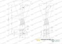 Joystick pod linki zakończone kulką z 1 przełącznikiem (z przyciskiem na kulkę. IP-6019. JOYSTIKK) Waryński