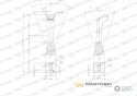 Joystick pod linki zakończone kulką z 2 przełącznikami (z 2 przyciskami na kulkę. IP-6022) Waryński