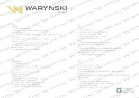 Joystick pod linki zakończone kulką z 2 przełącznikami (z 2 przyciskami na kulkę. IP-6022) Waryński Joystick pod linki zakończone kulką z 2 przełącznikami (z 2 przyciskami na kulkę. IP-6022) Waryński