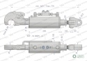 Łącznik Centralny Hydrauliczny KAT-3FI25 Waryński