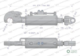 Łącznik Centralny Hydrauliczny KAT-3FI32 Waryński