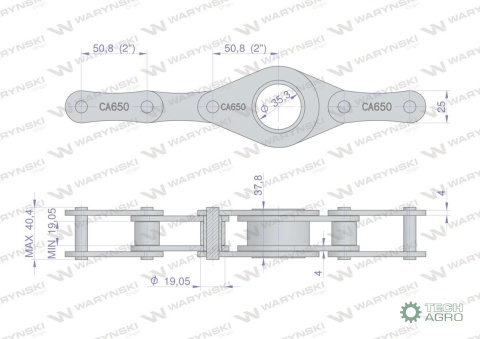 Łańcuch CA650-1 128 ogniw 32 belek zastosowanie Prasa Zwijka Sipma5269077502 5269077500 Waryński Łańcuch CA650-1 128 ogniw 32 belek zastosowanie Prasa Zwijka Sipma5269077502 5269077500 Waryński
