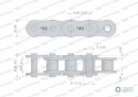 Łańcuch rolkowy 10A-1 ANSI A 50 (R1 5/8) Waryński ( sprzedawane po 25m )