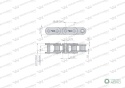 Łańcuch rolkowy 12B-1-44Ps zastosowanie Bizon 5040995820 Waryński