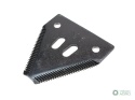 Nóż żniwny 80x76x2.7mm otwór 7 zastosowanie 3BF0010AB1 Olimag WARYŃSKI ( sprzedawane po 25 )