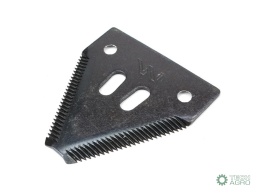 Nóż żniwny 80x76x2.7mm otwór 7 zastosowanie 3BF0010AB1 Olimag WARYŃSKI ( sprzedawane po 25 )
