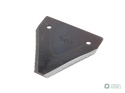 Nóż żniwny 80x76x2mm otwór 5.5 zastosowanie S80/2 Osa WARYŃSKI ( sprzedawane po 25 )