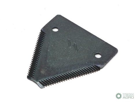 Nóż żniwny 82x76x2.8mm otwór 6.3 zastosowanie 321219850 Laverda WARYŃSKI ( sprzedawane po 25 )