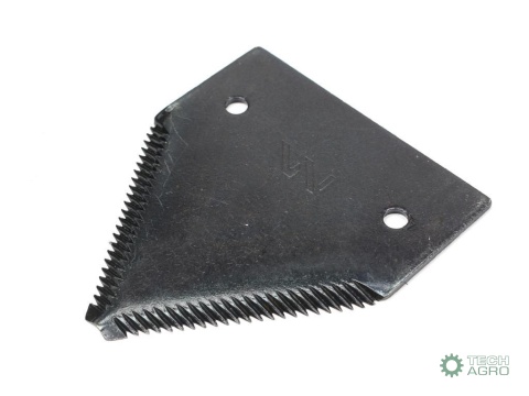 Nóż żniwny 83x76x2mm otwór 5.5 zastosowanie 261431M1 MF WARYŃSKI ( sprzedawane po 25 )