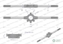 Oprawka 20x7 do narzynek ręcznych M4.5-M6 Waryński