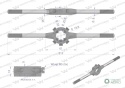 Oprawka 25x9 do narzynek ręcznych M7-M9 Waryński