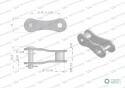Półogniwo łańcucha 2050 210A (R1 1.1/4) Waryński ( sprzedawane po 5 )