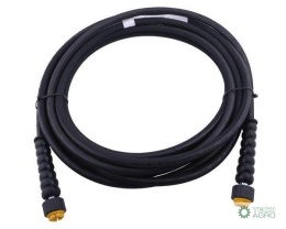 Przewód hydrauliczny myjka przedłużacz do gorącej wody (155 stopni) DN08 1SN L-10mb 220bar (do Karcher nakrętka-nakrętka) Waryńs