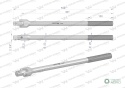 Rękojeść przegubowa 3/4 CrV Waryński 480mm
